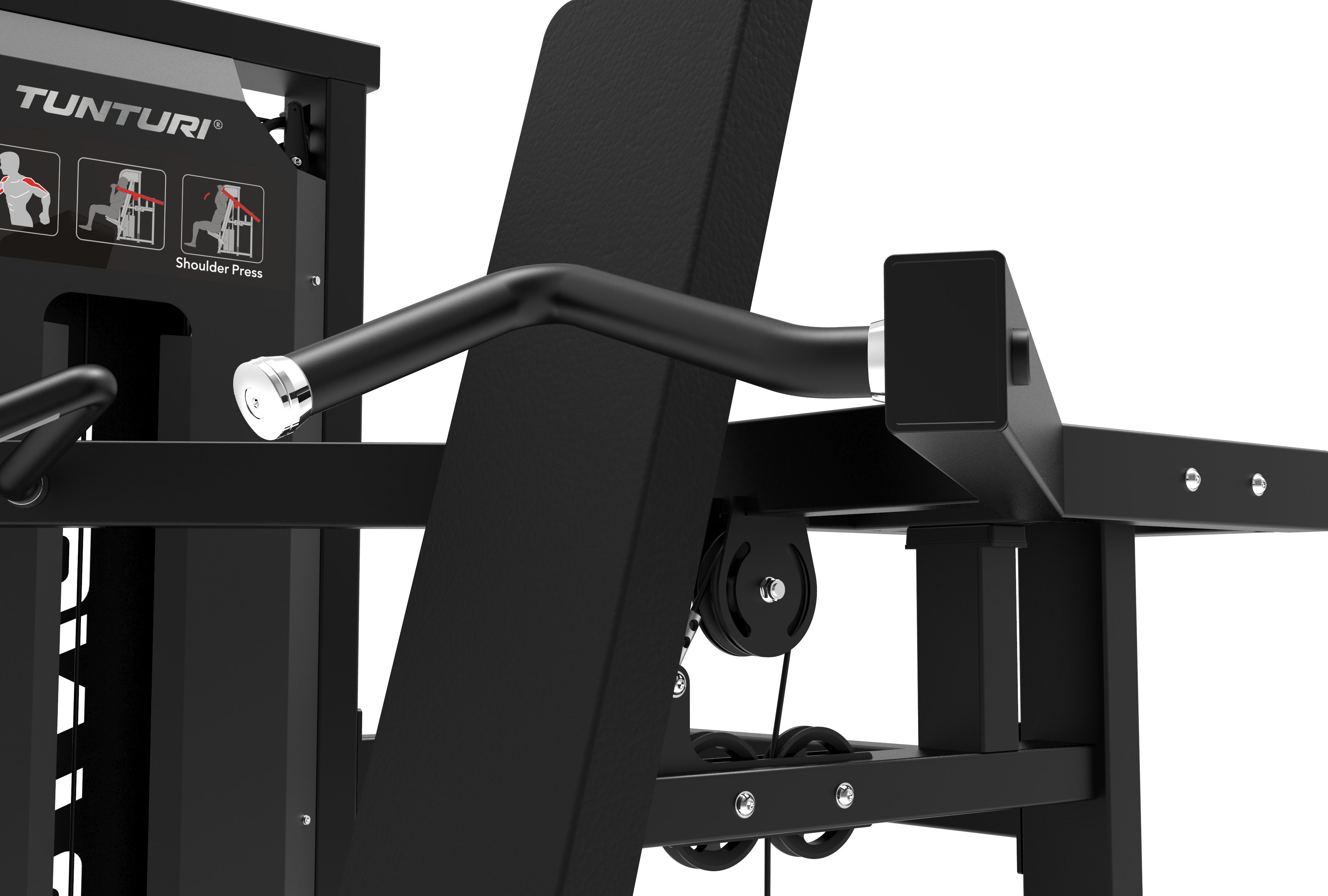 tunturi 25PVS12000 Zdjęcie produktu - Stacja silowa do wyciskania na barki Tunturi Platinum Shoulder Press 4