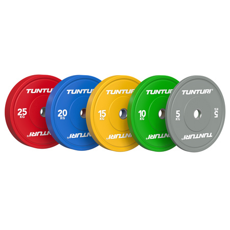 OBCIĄŻENIE TALERZ TUNTURI PLATINUM BUMPER PLATE SZARY, 5 KG