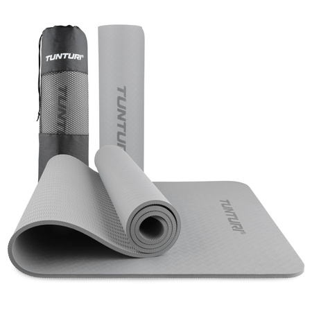 TUNTURI MATA DO JOGI TUNTURI YOGAMAT 8MM SZARA