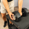 ZESTAW 2 HANTLI REGULOWANYCH TUNTURI RAPID ADJUSTABLE DUMBBELL - 20 KG