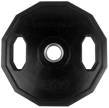 Talerz Olimpijski Gumowany Tunturi 15kg Zestaw 2 szt.