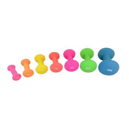 HANTLE NEOPRENOWE TUNTURI DUMBBELLS 2x2 KG