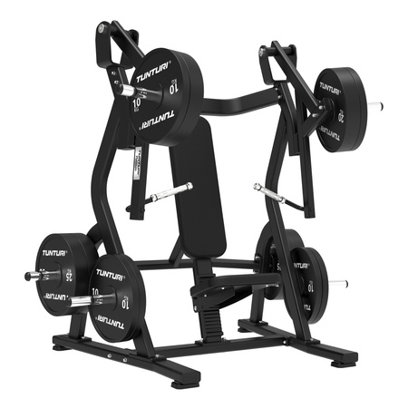 STACJA DO WYCISKANIA NA KLATKĘ PIERSIOWĄ - TUNTURI PLATINUM CHEST PRESS - PLATE LOADED - V-SERIES