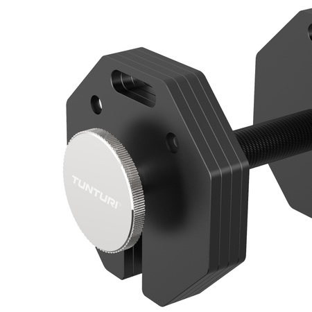 ZESTAW 2 HANTLI REGULOWANYCH TUNTURI RAPID ADJUSTABLE DUMBBELL - 20 KG