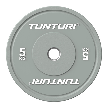 OBCIĄŻENIE TALERZ TUNTURI PLATINUM BUMPER PLATE SZARY, 5 KG