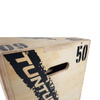 DREWNIANA SKRZYNIA PLYOMETRYCZNA DO ĆWICZEŃ CROSSFIT JUMPBOX TUNTURI 40/50/60 CM